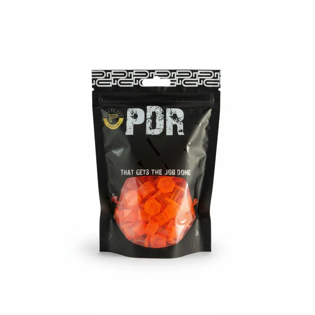 Sergio Pillon 10-Piece Transparent Round PDR Glue Tabs (13mm)