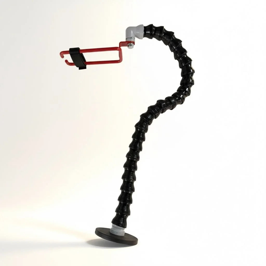 Extra Long Magnetic Heat Gun Holder - 360° Flexible Adjustable Mount
