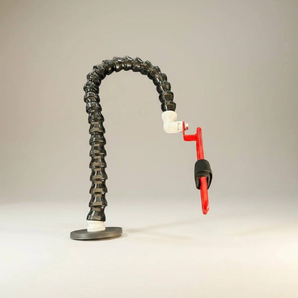 Extra Long Magnetic Heat Gun Holder - 360° Flexible Adjustable Mount