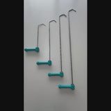 Ratchet handle providing adjustable leverage for Tartu rods