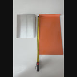 Dimensions and material details of the aluminum PDR window shield