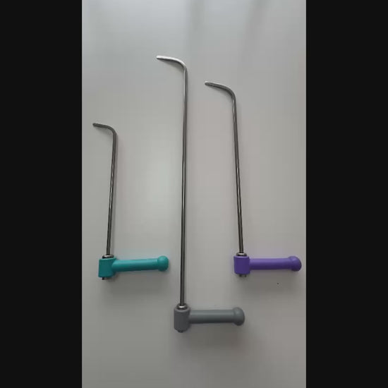 Ergonomic ratchet handle design on the Trieste PDR set