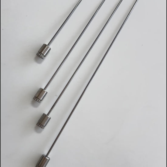 Complete 4-piece layout of the agile 5mm PDR rod collection