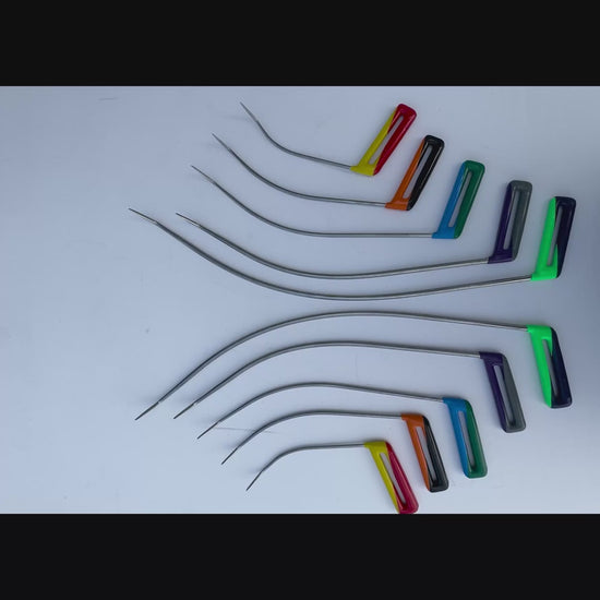 Complete 10-piece layout of the rainbow double-bend PDR set