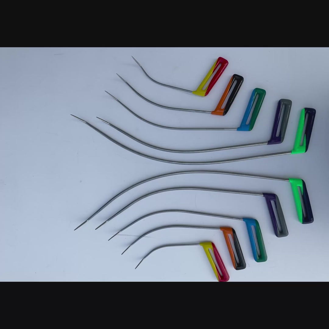 Complete 10-piece layout of the rainbow double-bend PDR set