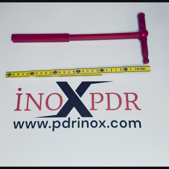 Auto body repair using the standard Model 3 plastic hammer