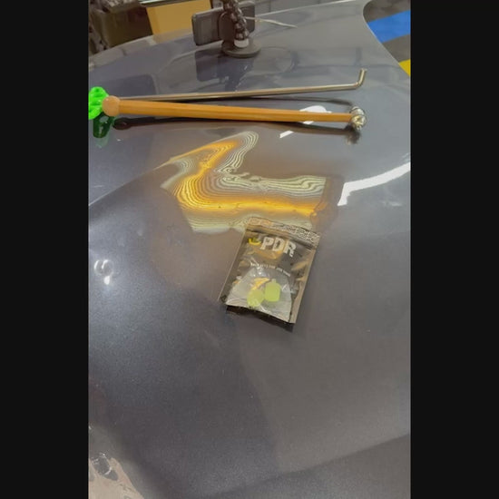 M8 threaded soft interchangeable tip on a PDR tapping tool