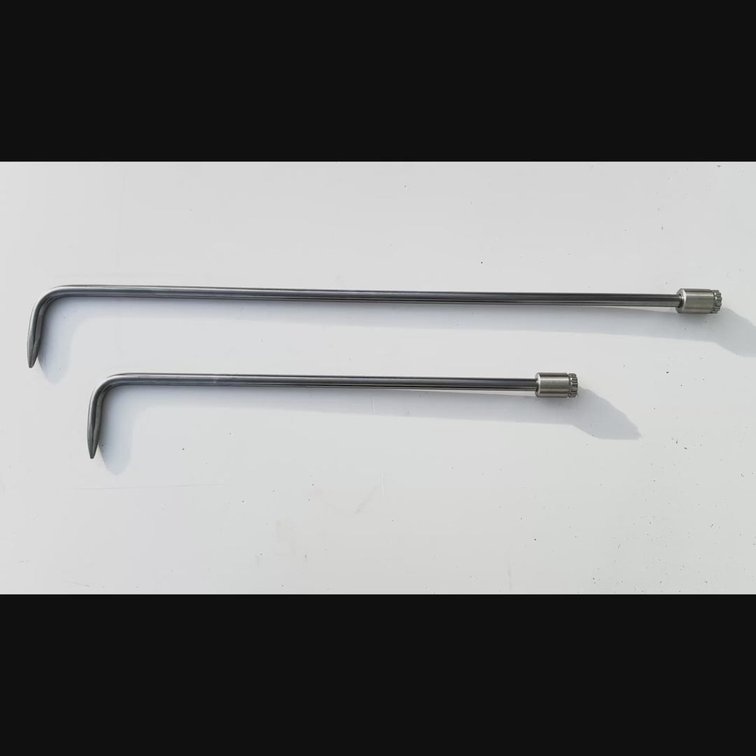 DentPDR Ilgaz Edition rods repairing a car door ding