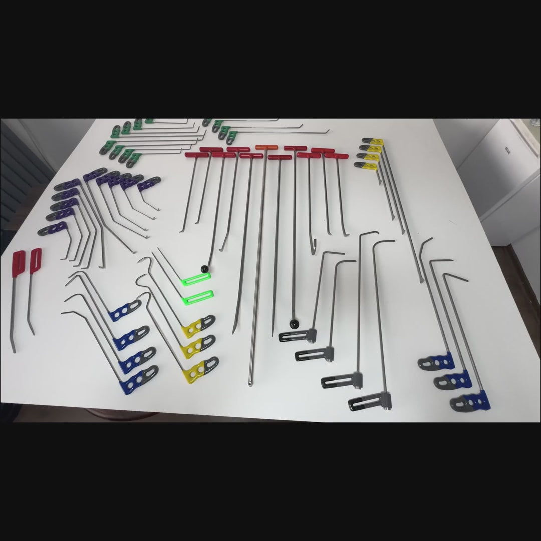 Complete premium handmade paintless dent repair arsenal