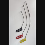 Complete 3-piece layout of the rainbow arc whale tail rods