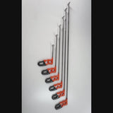 Complete 6-piece layout of the flat whale tail PDR tools