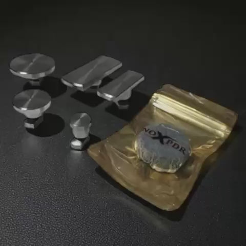 DentPDR cold glue applied to an aluminum pulling tab