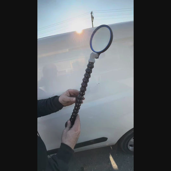 Clear dent visibility through the 100mm PDR inspection lens