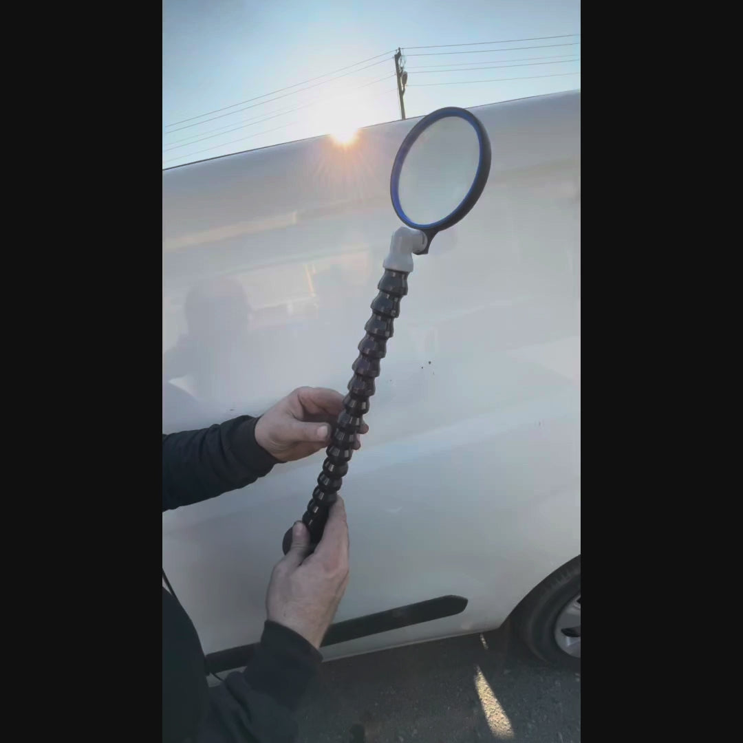 Clear dent visibility through the 100mm PDR inspection lens