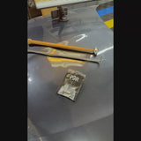 Adjustable locking nut mechanism on the PDR finishing tip