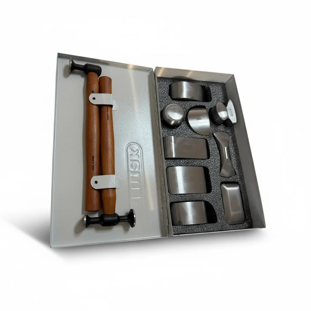 DentPDR Auto Body Repair Set (2 Hammers & 9 Dollies)