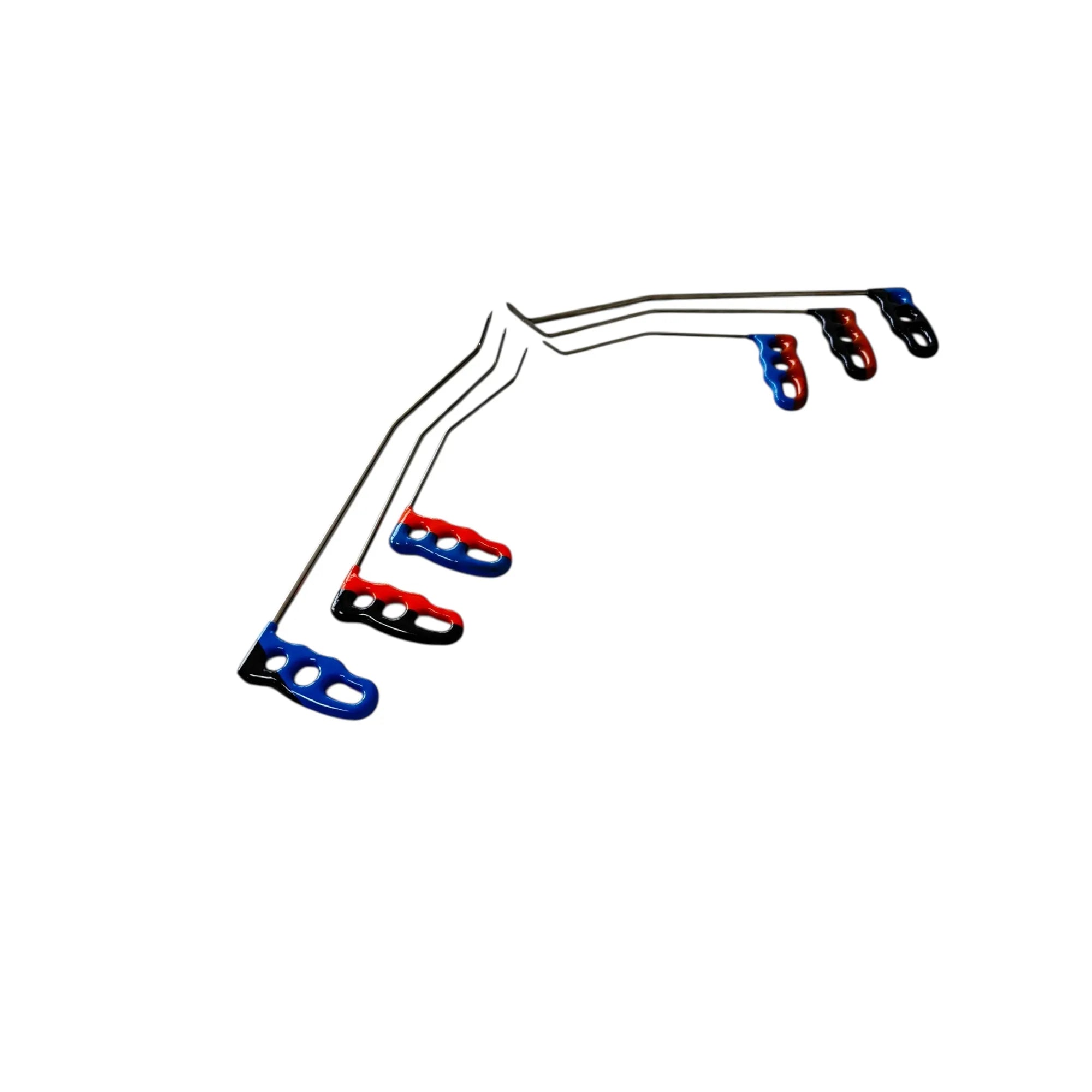 DentPDR Sylvora Edition 6-Piece Sharp Tip Double Bend Left & Right Steel PDR Tools – Paintless Dent Repair Rods - DentPDR Stainless Steel – DentPDR Stainless Steel stainless steel PDR tool