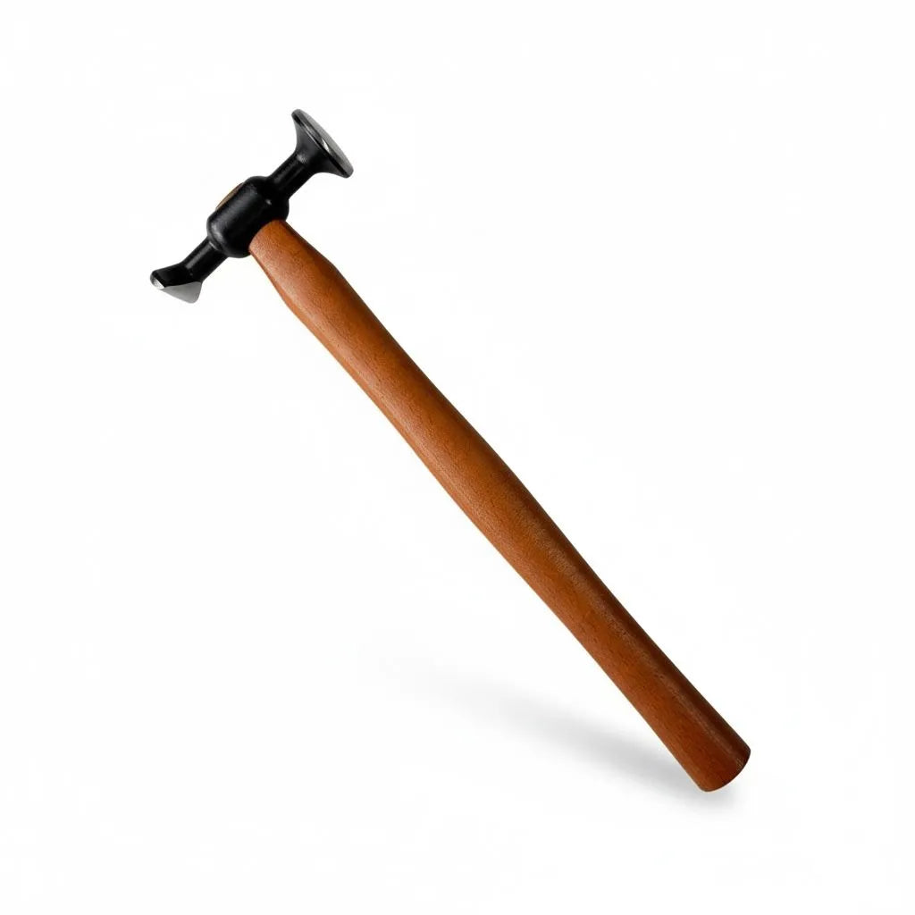 DentPDR Model 5 Wooden Handle Steel Finishing Hammer