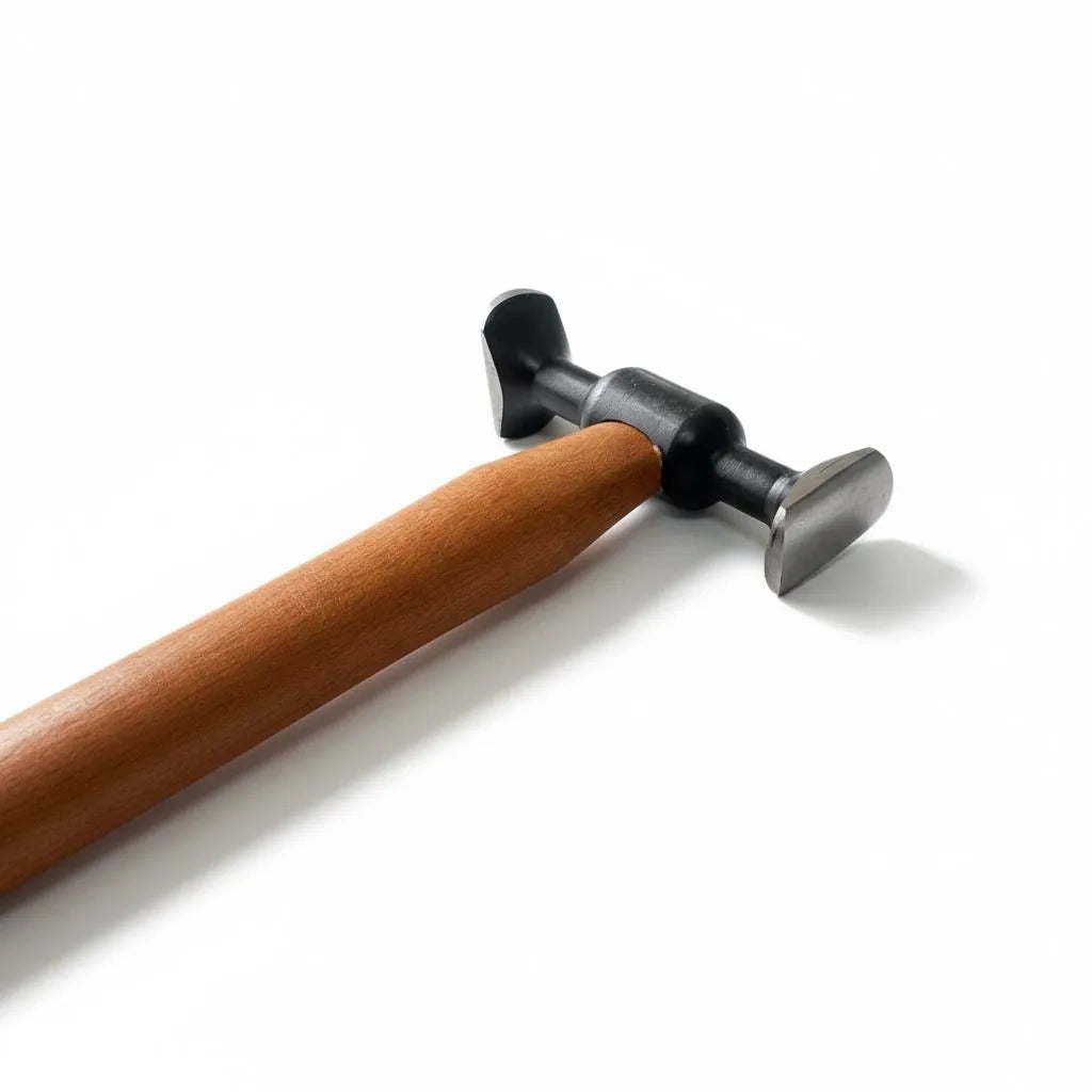 DentPDR Model 7 Wooden Handle Steel PDR Hammer