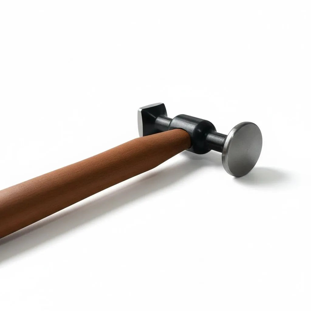 DentPDR Model 8 Wooden Handle Steel Panel Hammer