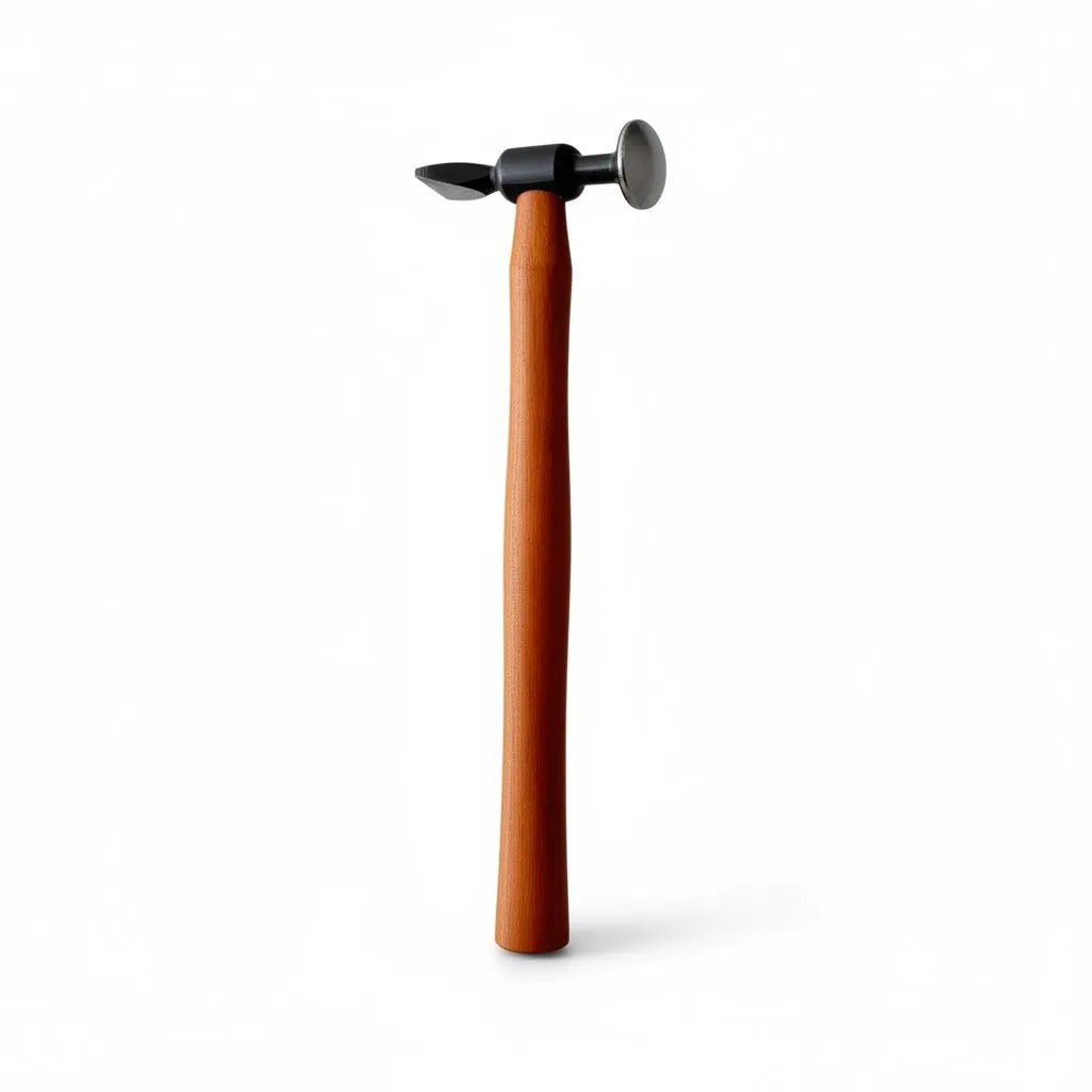 DentPDR Model 11 Wooden Handle Steel Auto Body Hammer
