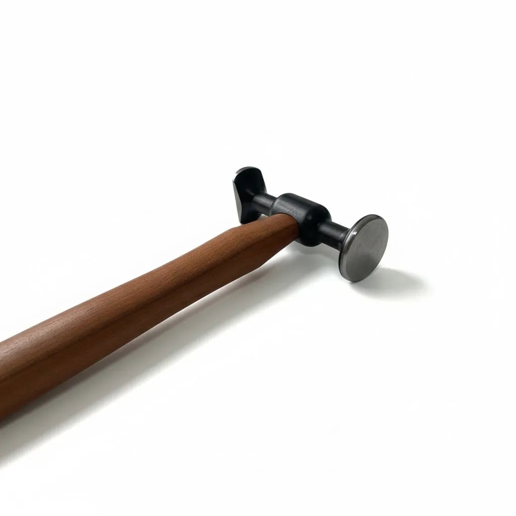 DentPDR Model 12 Wooden Handle Steel Dent Repair Hammer